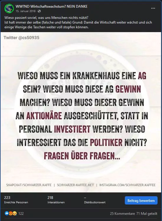 Wieso muß ein Krankenhaus eine AG sein? ...